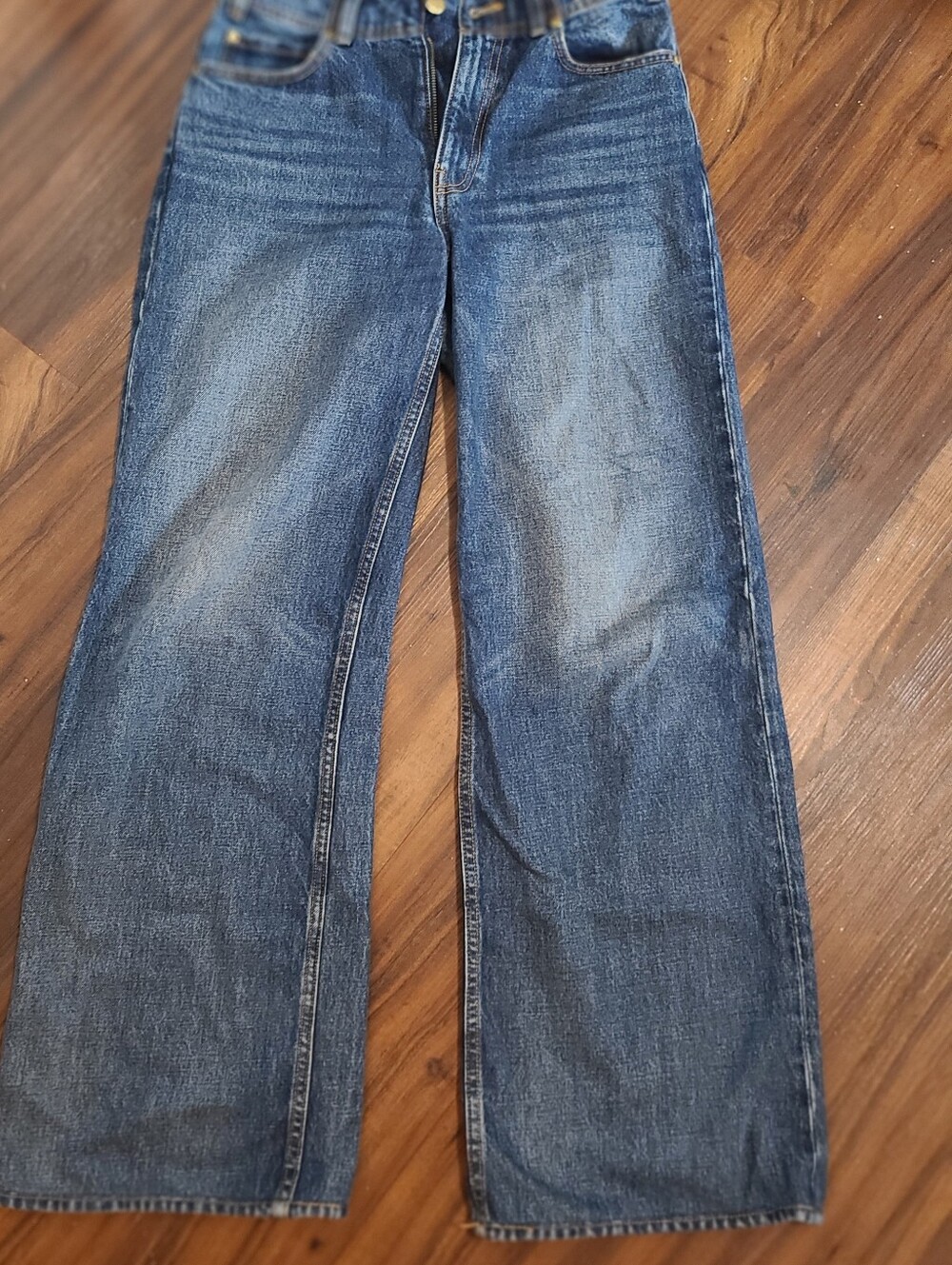 Ulla Johnson Wide-Leg Jeans in Washed Indigo
